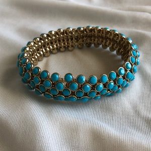 Tortoise and gold bracelet